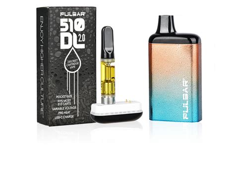 510 Dl 20 Auto Draw Discreet Cartridge Vape Bar Mist Series Pulsar