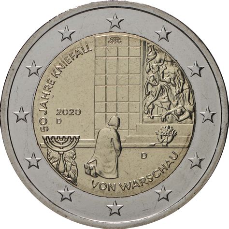 2 Euro Kniefall Von Warschau 2020 D Bfr Deutschland