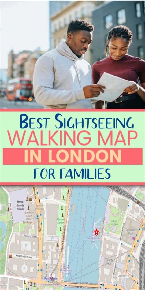 London Sightseeing Walking Map for Families to Explore by Foot