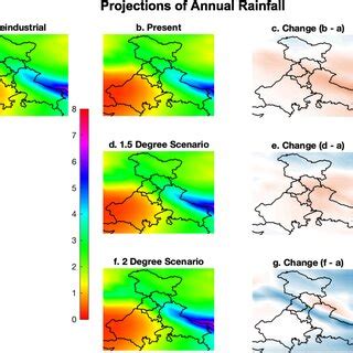 Annual Mean Rainfall Mm Day As Ensemble Mean Cmip Models During The