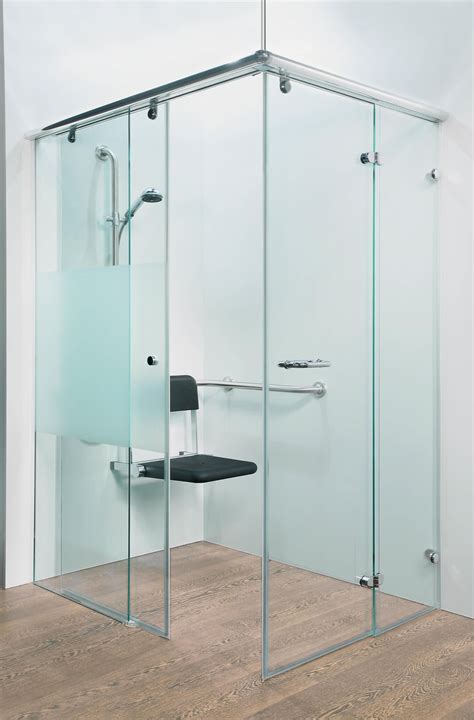 Душевая кабина с поручнями внутри в интерьере (35 фото) - красивые ...