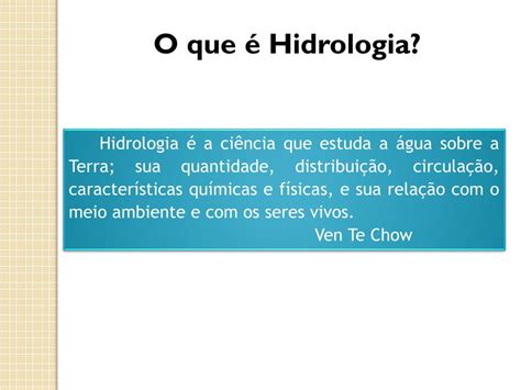 Ppt Hidrologia Definições Powerpoint Presentation Free Download Id