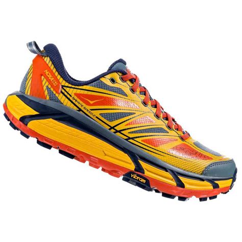 Hoka One One Mafate Speed 2 Trail Running Shoes Yellow Runnerinn