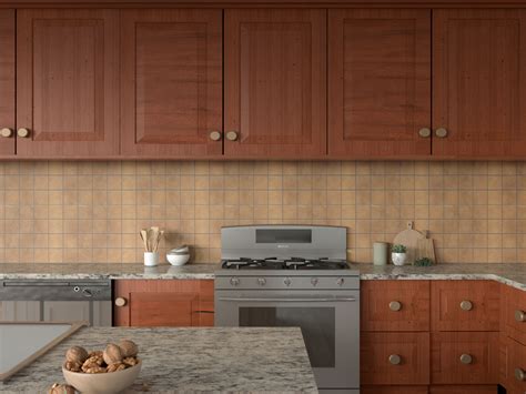 Explore 8 Kitchen Backsplash Choices For Cherry Cabinets Roomdsign