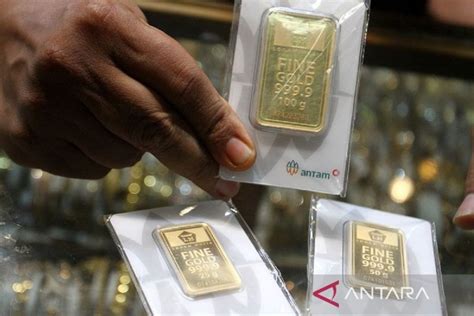 Harga Emas Antam Hari Ini Turun Rp13 000 Per Gram ANTARA News Bangka