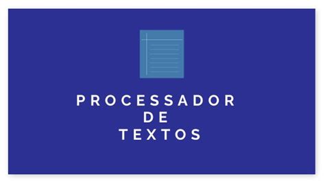 Processador De Textos