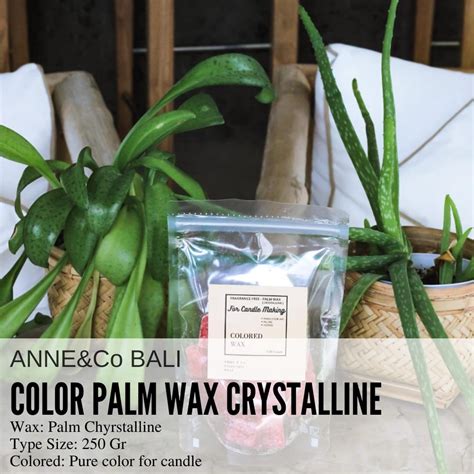 Jual ANNE CO BALI 250GR COLORED PALM WAX CRYSTALLINE BAHAN LILIN