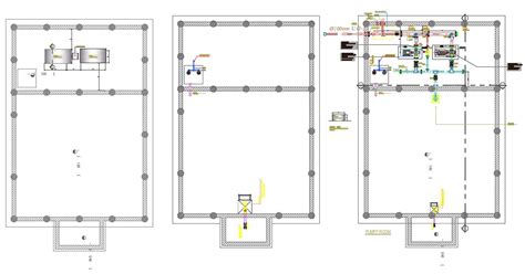 Factory Floor Plan Cad Drawing Dwg File Cadbull