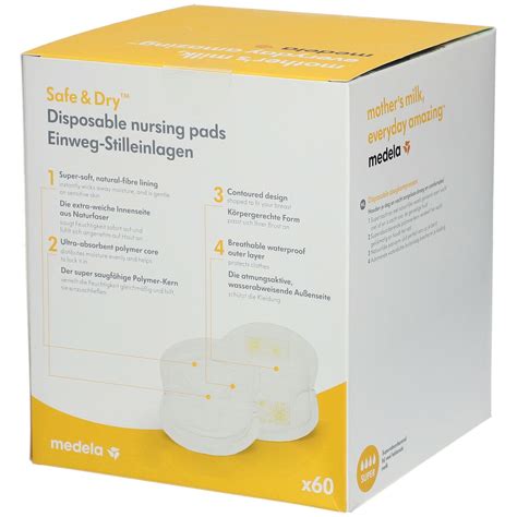 Medela Safe Dry Einweg Stilleinlagen 60 St Redcare Apotheke