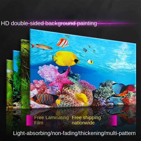 Fish tank background paper painting HD picture 3d three-dimensional ...