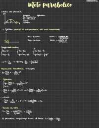 Moto Parabolico Formule Appunti Di Fisica Docsity