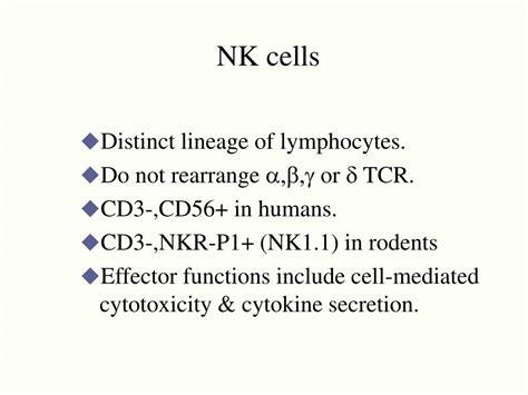 Ppt Cytotoxic T Lymphocytes Ctls And Nk Cells Powerpoint