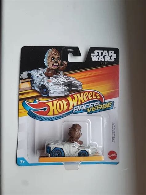 HOT WHEELS RACER Verse Star Wars Chewbacca Voiture Miniature 1 64 2023 Neue Ovp EUR 13 00