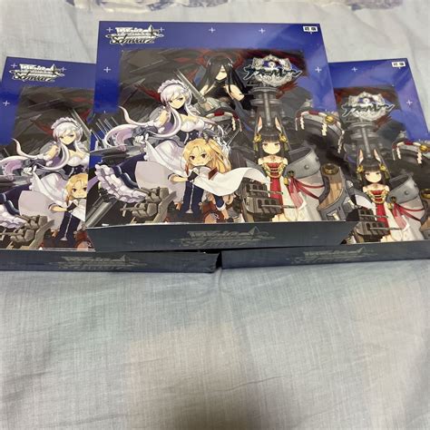 Yahooオークション ヴァイスシュヴァルツ アズールレーン 3box シュ