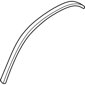 91016SA000 Genuine Subaru Protector Rear Arch RH