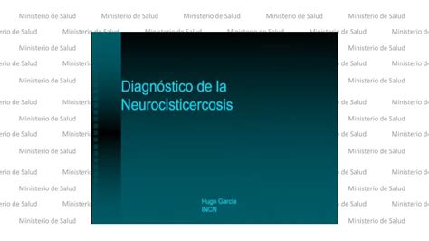 DIAGNÓSTICO DE LA NEUROCISTICERCOSIS YouTube