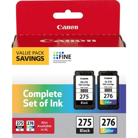 Canon Pg Cl Value Pack B W Color Ink Cartridges C