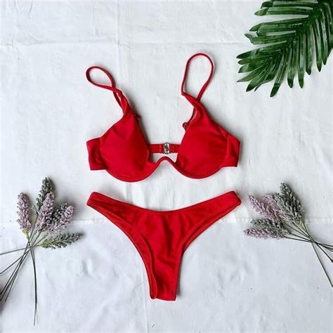 SHEN Red Bikini On Carousell
