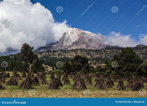 Clouds Over Pico De Orizaba Volcano in Mexico, North America Stock ...