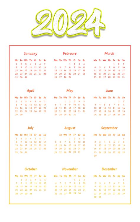 Calendar 2024 Png Images Transparent Background Png Play Vrogue