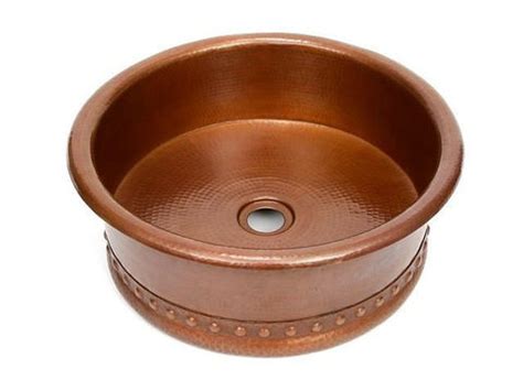 Copper Vessel Sink W Skirt Artisan Crafted