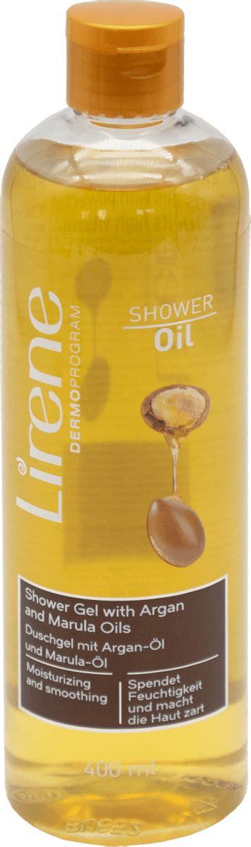 Lirene sprchový gel s arganovým a marula olejem 400 ml dm cz