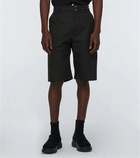 Alexander McQueen Tailored Cotton Bermuda Shorts Alexander McQueen