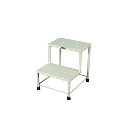 stainless steel powder coated double foot step polished size mm