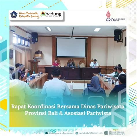 Rapat Koordinasi Bersama Dinas Pariwisata Provinsi Bali Dan Asosiasi