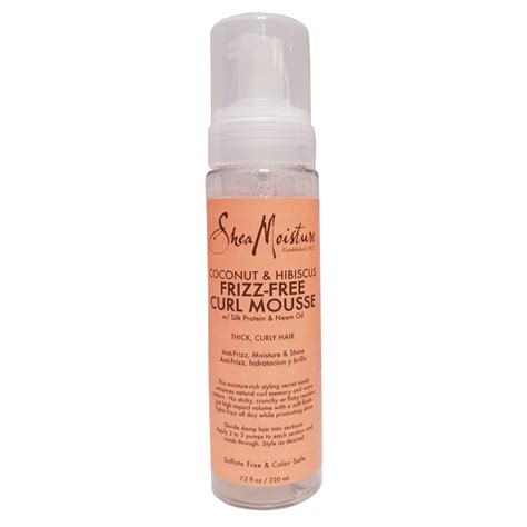 Shea Moisture Frizz Free Curl Mousse My Curls And Me