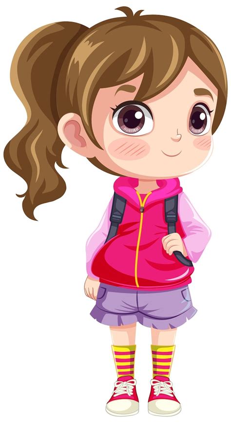 Free Vector | Cute student cartoon character