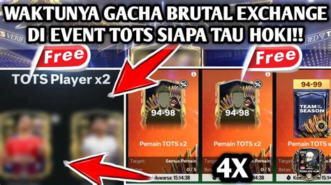 WAKTUNYA GACHA BRUTAL EXCHANGE DI EVENT TOTS DAN GUNAKAN SEMUA TOKEN