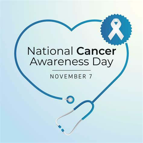 National Cancer Awareness Day design template good for celebration ...