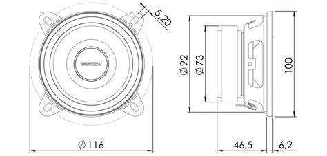 Eton POW 100.2 4″ 2-Way Component System