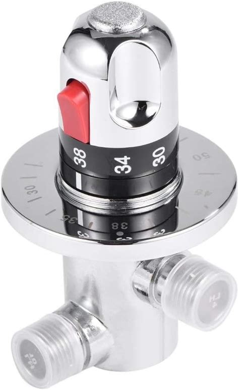 Hh Hl Industrial Brass Thermostatic Valve Solid Brass Water Temperature Control Valve G Hot