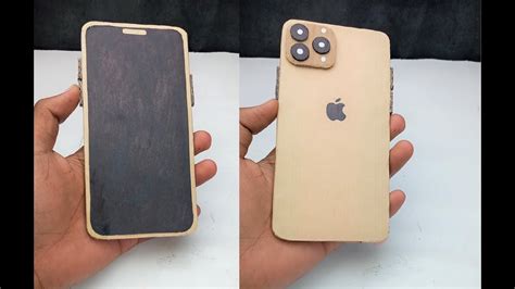 How To Make Iphone Pro Max From Cardboard Youtube