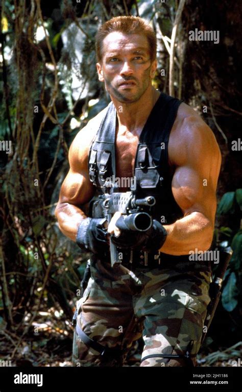 Arnold Schwarzenegger Predator Stock Photo Alamy