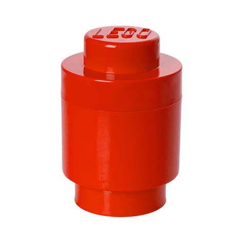 Room Copenhagen Lego Storage Brick 1 Round Red Finnish Design Shop