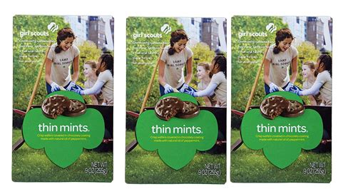 Girl Scout Thin Mints Cookies (3 Boxes) - Walmart.com