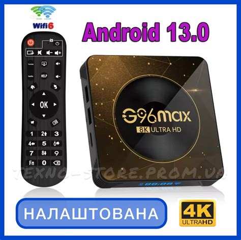Смарт ТВ приставка G96 MAX 4/32 Гб настроена. Smart TV Box Android 13 ...