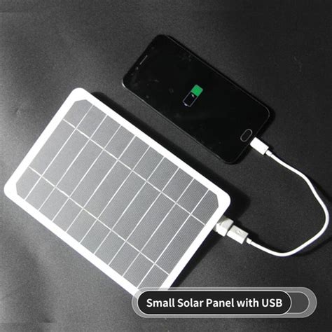 W V Pequeno Painel Solar Usb Diy Silicone Monocristali