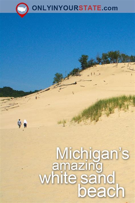 The Underrated Beach With The Whitest Most Pristine Sand In Michigan Lake Michigan Beaches