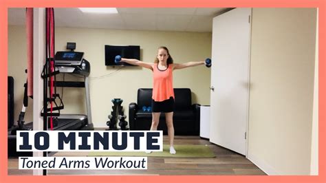 10 Minute Toned Arms Dumbbells Workout Shoulders Biceps Triceps