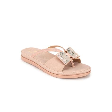Buy Marc Loire Women Nude Coloured Embellished Sandals Online