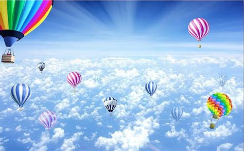 Online Buy Wholesale Hot Air Balloon Wallpaper From China Hot Air Balloon Wallpaper Wholesalers
