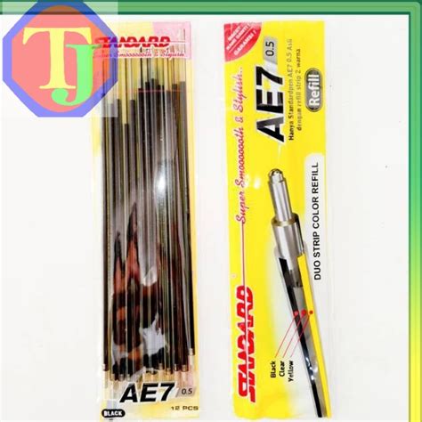 Jual Isi Pulpen Ballpoint Refill Standard Ae Hitam Shopee Indonesia