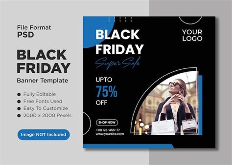 Premium PSD Elevate Your Black Friday Banners With Premium Designs