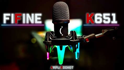 Микрофон FIFINE K651 AMPLIROCKET - ТОПОВЫЙ Микрофон для Блогеров и ...