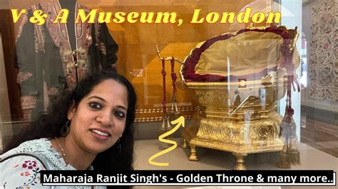 V A Museum In London Golden Throne Of Maharaja Ranjit Singh Tippus