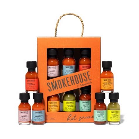 Smokehouse By Thoughtfully Mini Gourmet Hot Sauce Sampler Gift Set Set Of 6 1 EACH Kroger